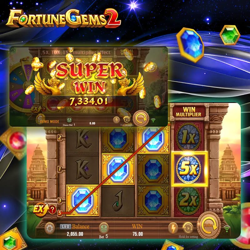 Experience the Vibrant World of Fortune Gems 2 Slot Game in Bangladesh